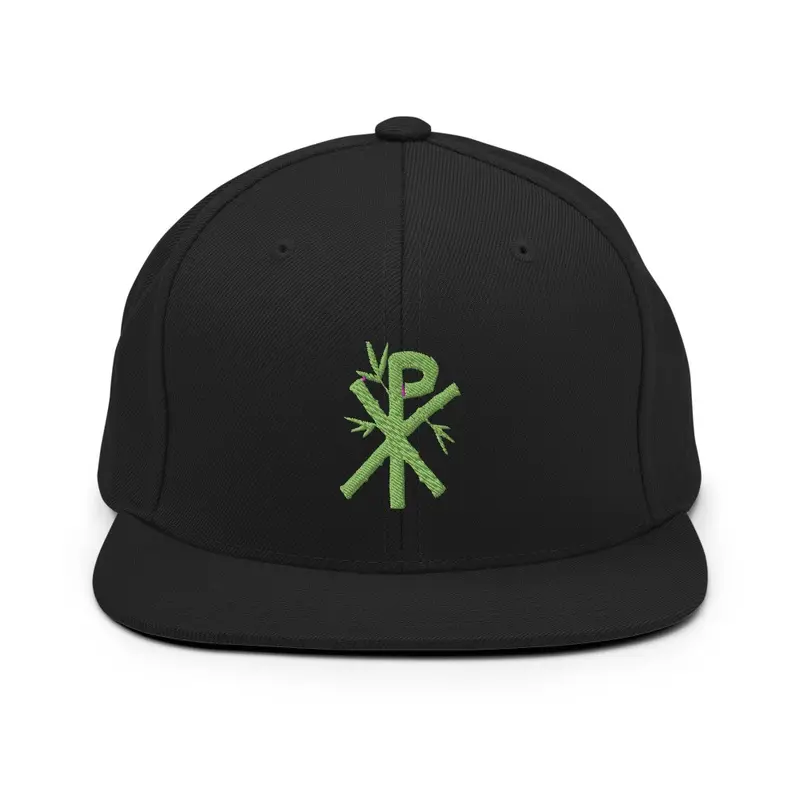 Bamboo Chi Rho Snapback