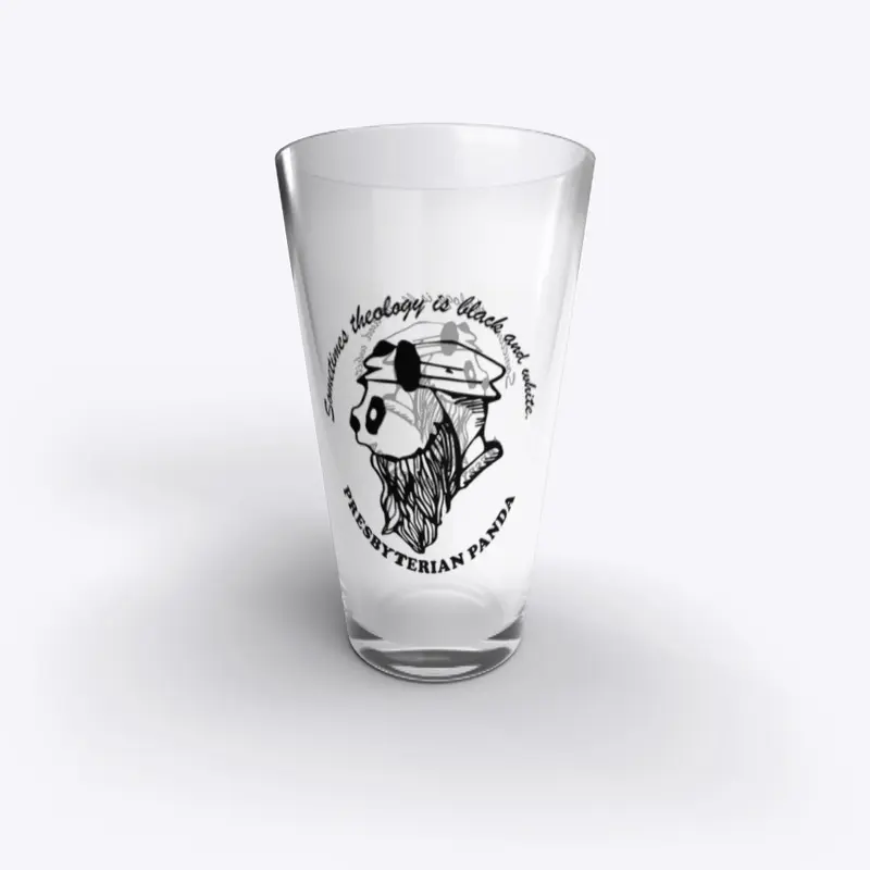 Panda Pint Glass